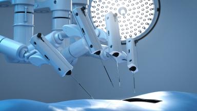 A surgery robot.