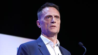 Matthew Taylor speaking at ConfedExpo 2022.