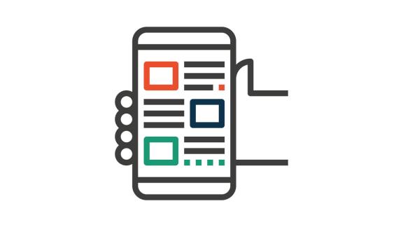 Icon of a mobile phone
