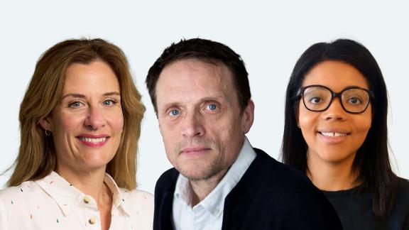 Gemma Peters, Matthew Taylor and Chloe Knight