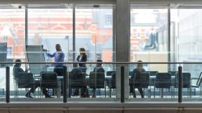 Senior leaders in a meeting in a boardroom