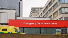 Emergency department outside sign