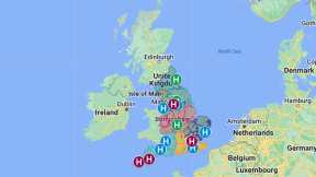 NHS England interactive case study map