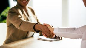Meeting handshake