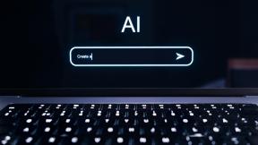 AI prompt on a laptop screen