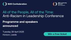Anti-racism in leadership conference free ticket promotional card