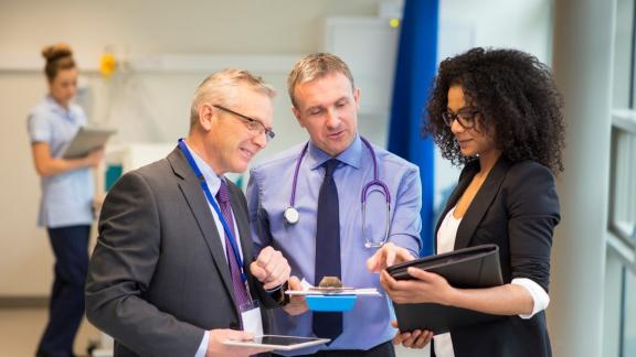 Image of health care leaders