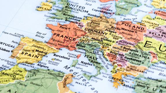 Image of map of Europe