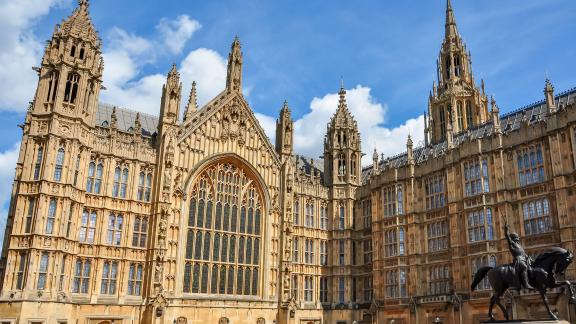 The Houses of Parliament.