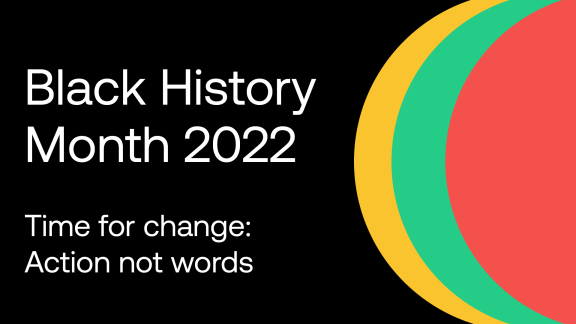 Black History Month 2022, Time for change: Action not words