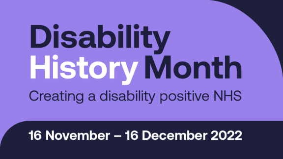 Picture showing Disability History Month dates