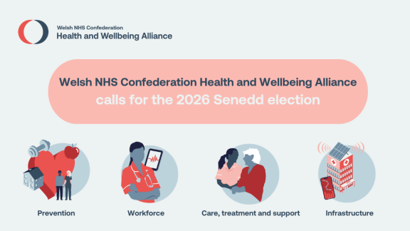 Health and Wellbeing Alliance election calls card - English