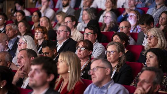 Audience of a webinar
