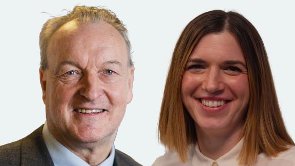 Mike Farrar and Rebecca Gale