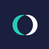NHS Confederation teal and white circle logo with navy blue background