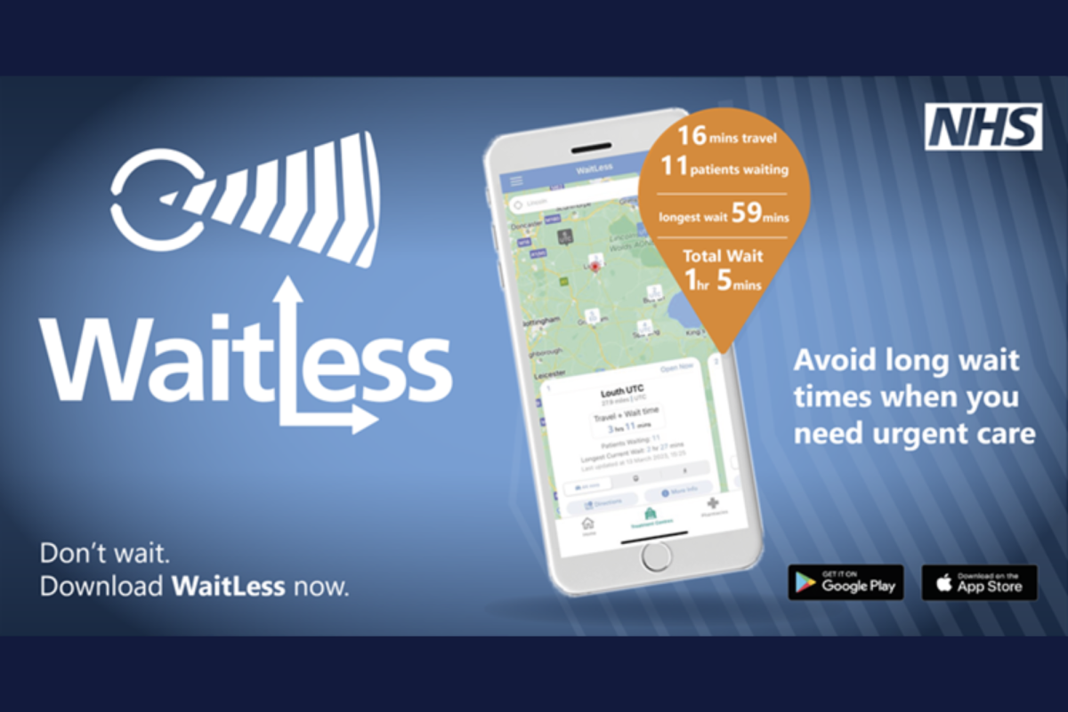 Launching the SHREWD WaitLess app to provide live urgent and emergency