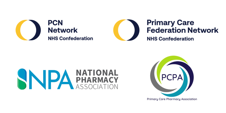 Joint logos: PCN Network, Primary Care Federation Network, NPA, PCPA