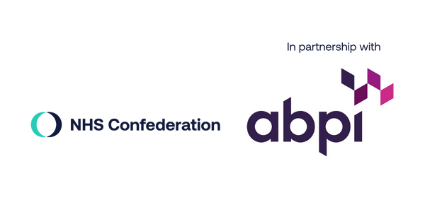 Logos: NHS Confederation in partnership with ABPI