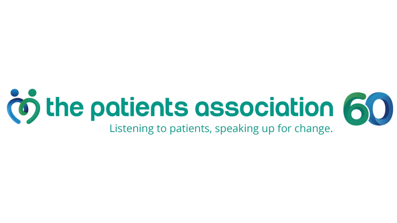The Patients Association Logo - 60 Listening to patients, speaking up for change.