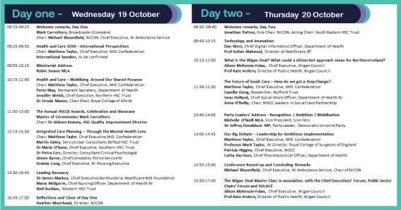 NICON22 Livestream programme