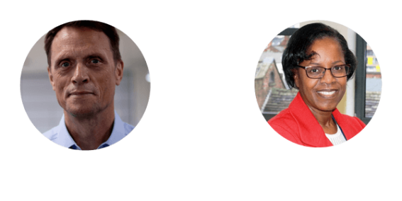 Matthew Taylor and Joan Saddler headshot